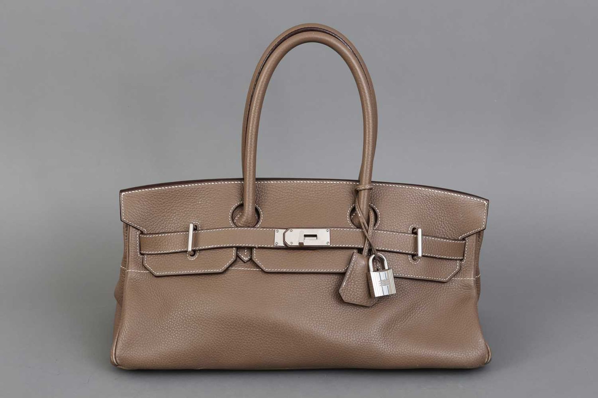 HERMÈS Shoulder Birkin Bag 42 "Jean Paul Gaultier " 