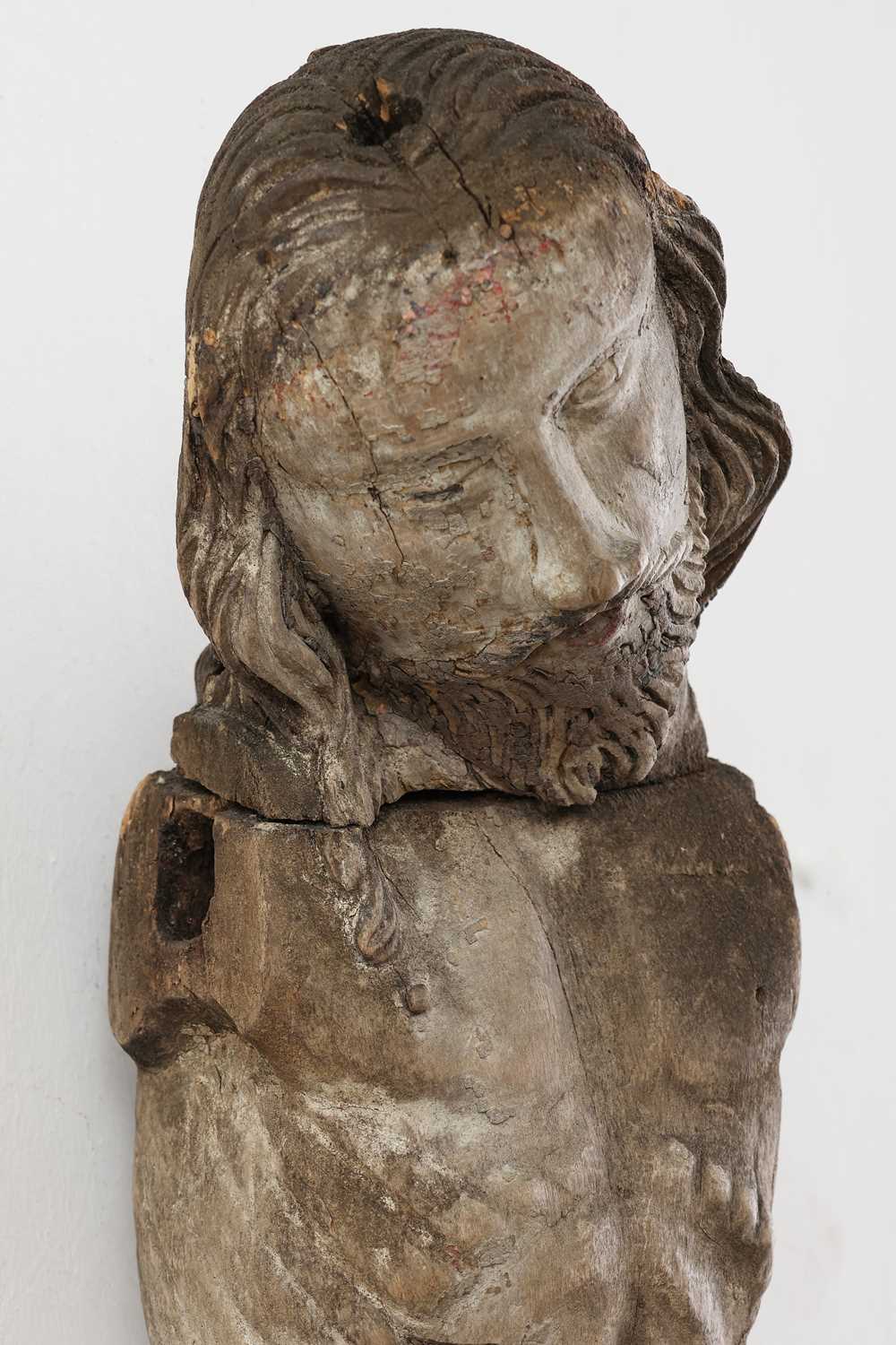 Fragment einer Christusfigur des 17./18. Jahrhunderts - Image 2 of 3