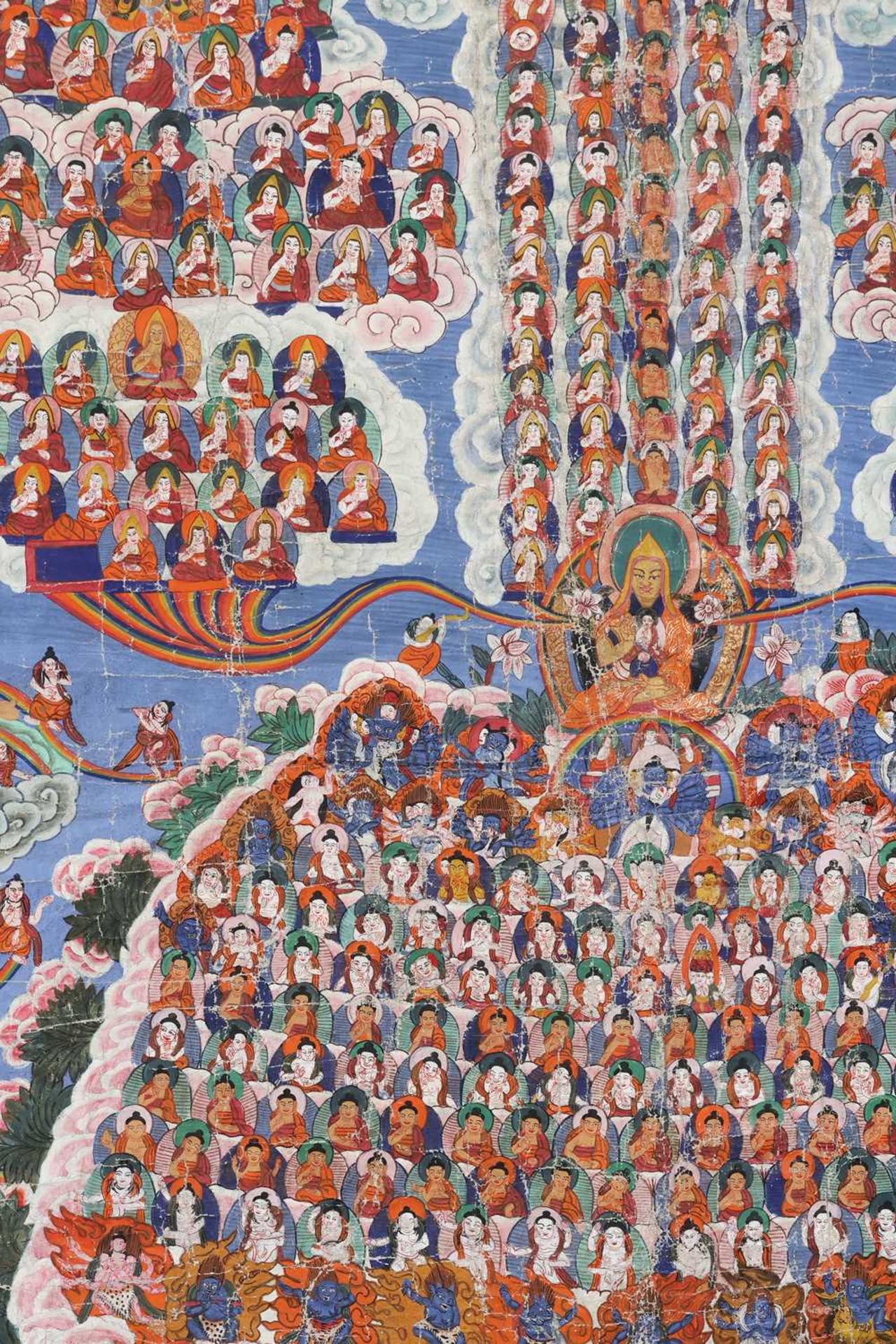 Tibetischer Thangka "Tsongkhapa" - Bild 2 aus 2