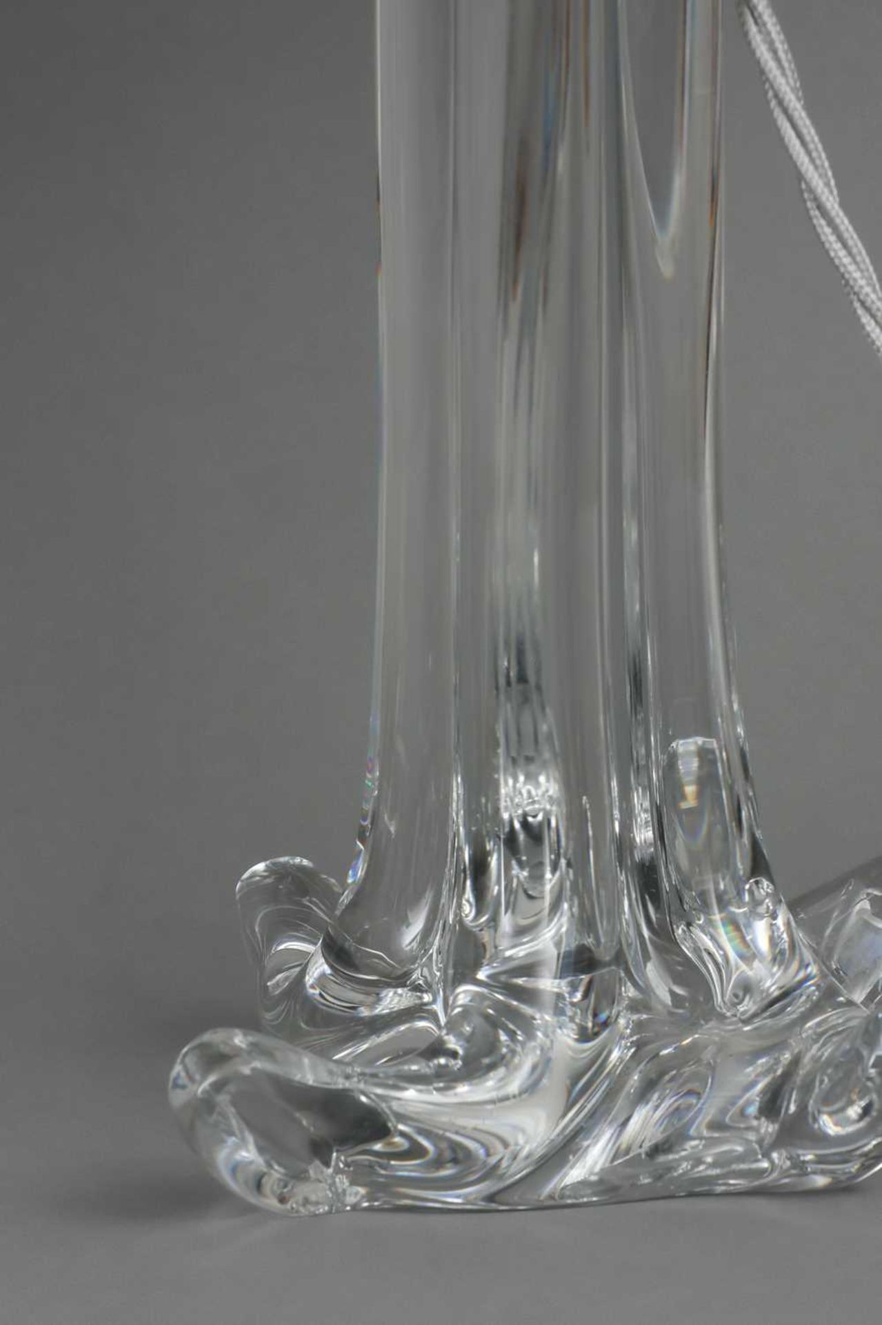 BACCARAT (France) Glas Lampenfuß - Image 3 of 5