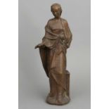 HEINRICH FRIEDRICH MOSHAGE (1896-1968) Bronzefigur "Heilige Barbara"