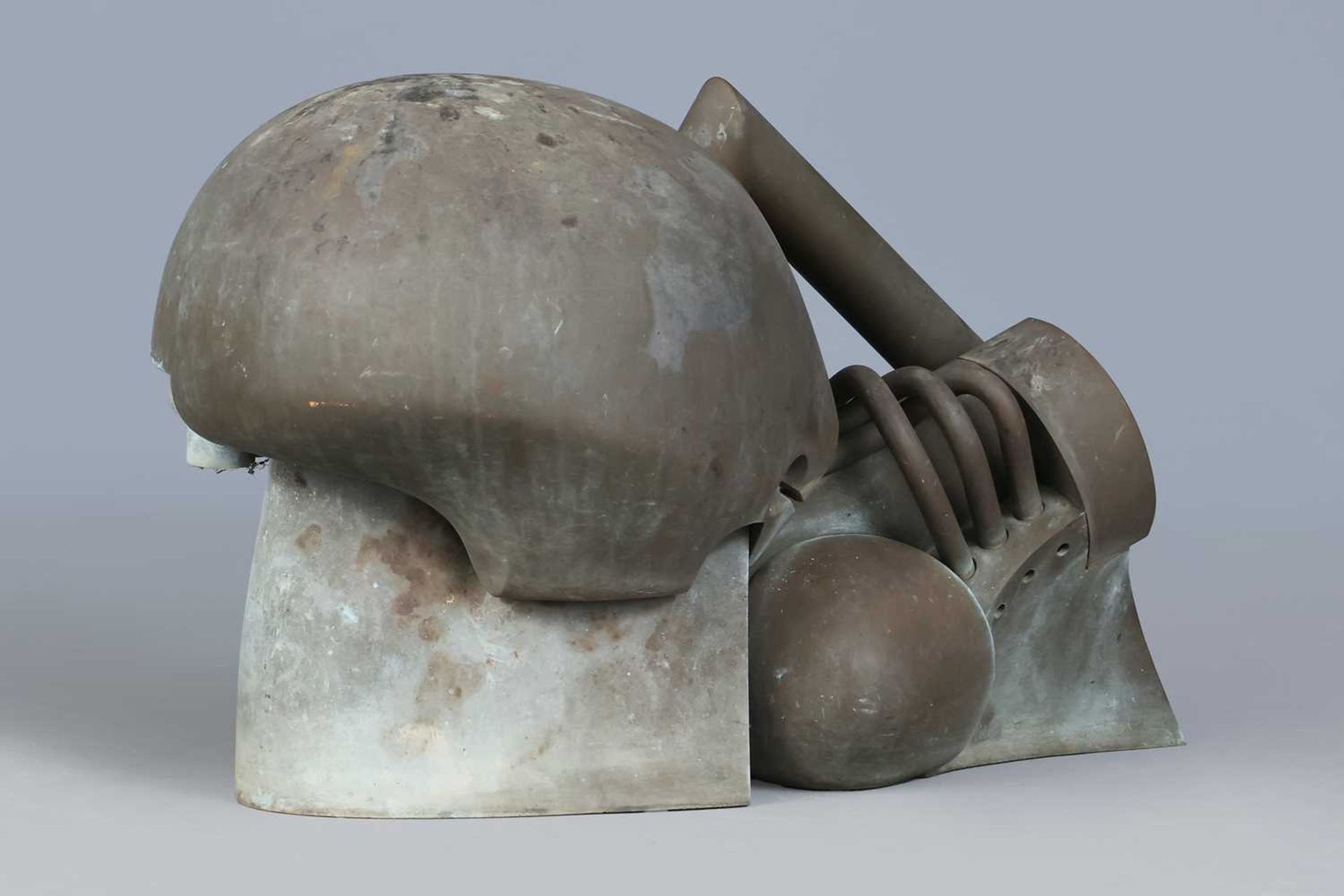 Howard NEWMAN (*1943, New Jersey), Bronzeplastik "Skull" - Bild 3 aus 3