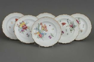 6 MEISSEN Porzellanteller