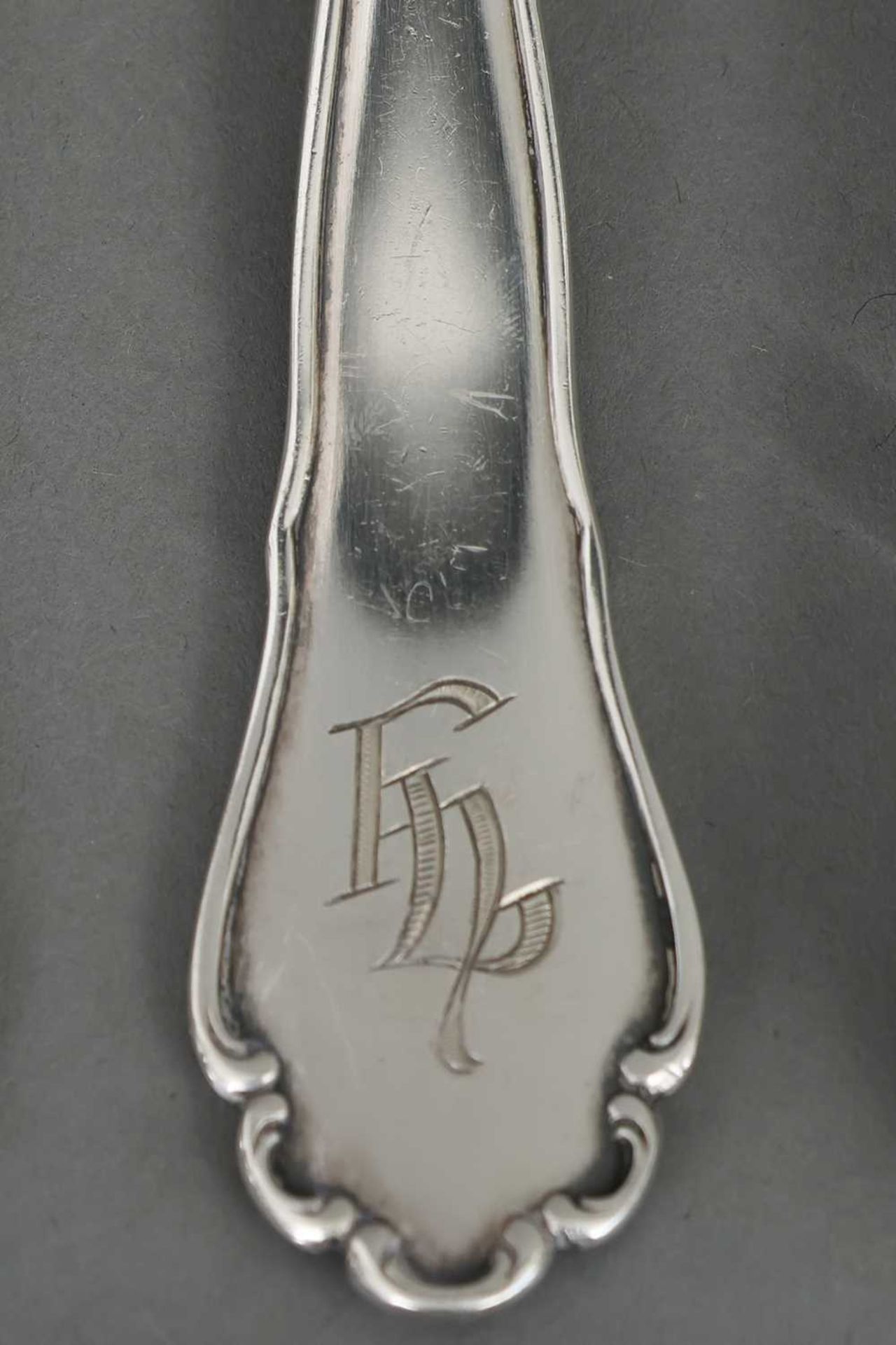 GEBRÜDER KÖBERLIN (Döbeln) Silber Speisebesteck  - Bild 2 aus 3