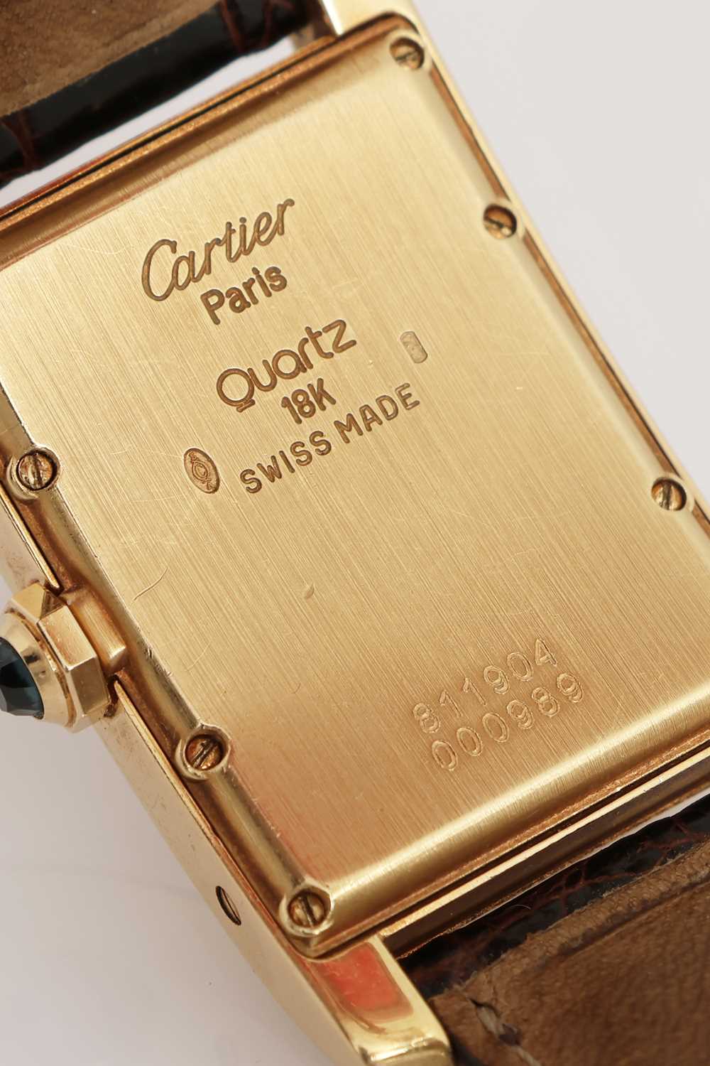 CARTIER Tank Americaine Armbanduhr - Image 2 of 5