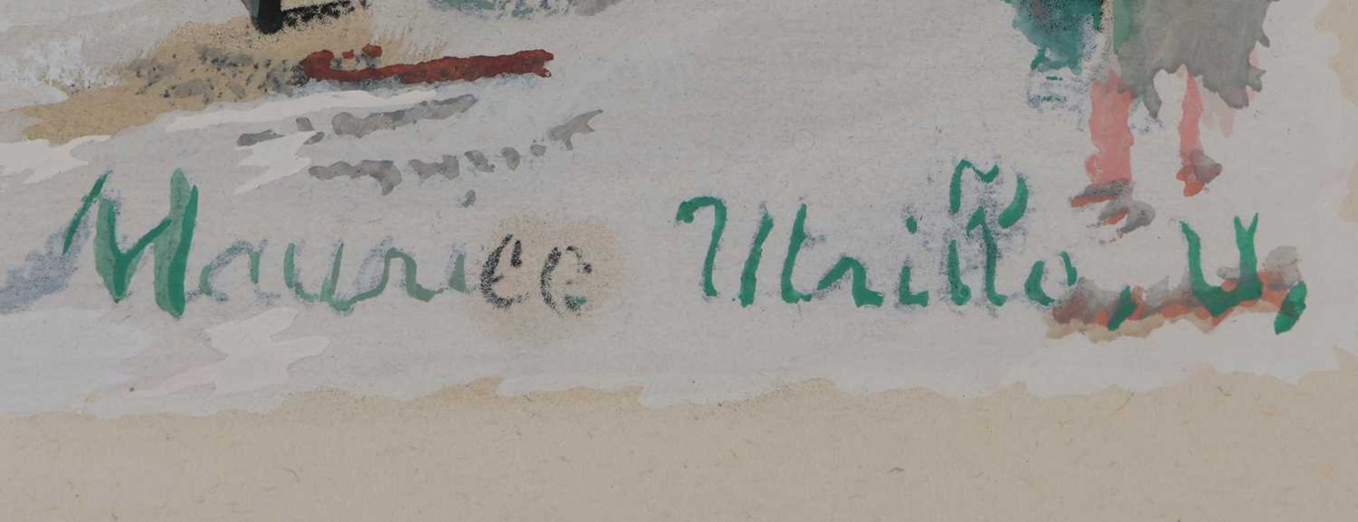 MAURICE UTRILLO (1883 Paris - 1955 Dax) - Image 2 of 3