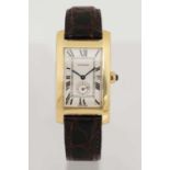 CARTIER Tank Americaine Armbanduhr