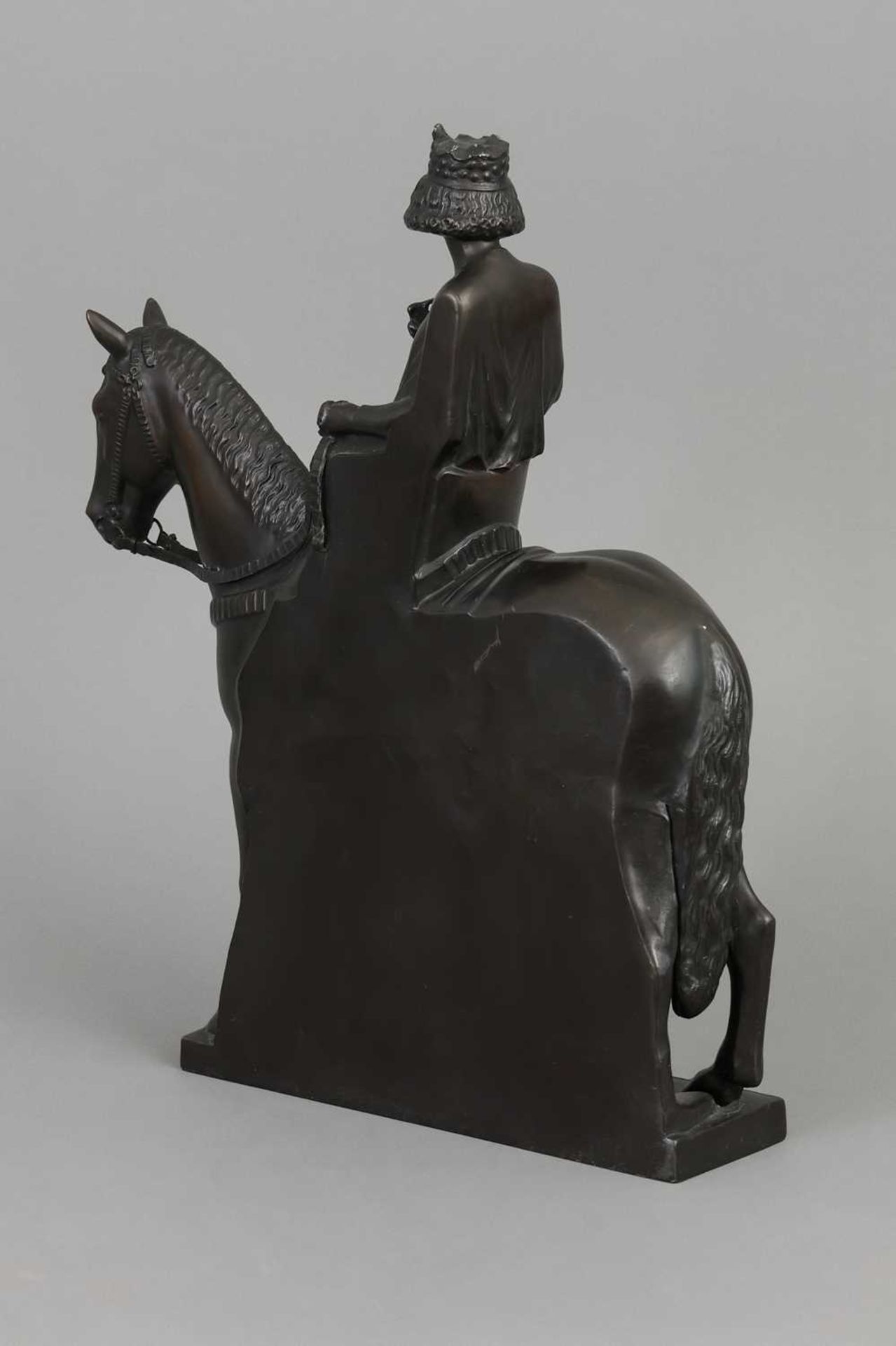 Zinkguss Figur des Bamberger Reiters - Bild 5 aus 5