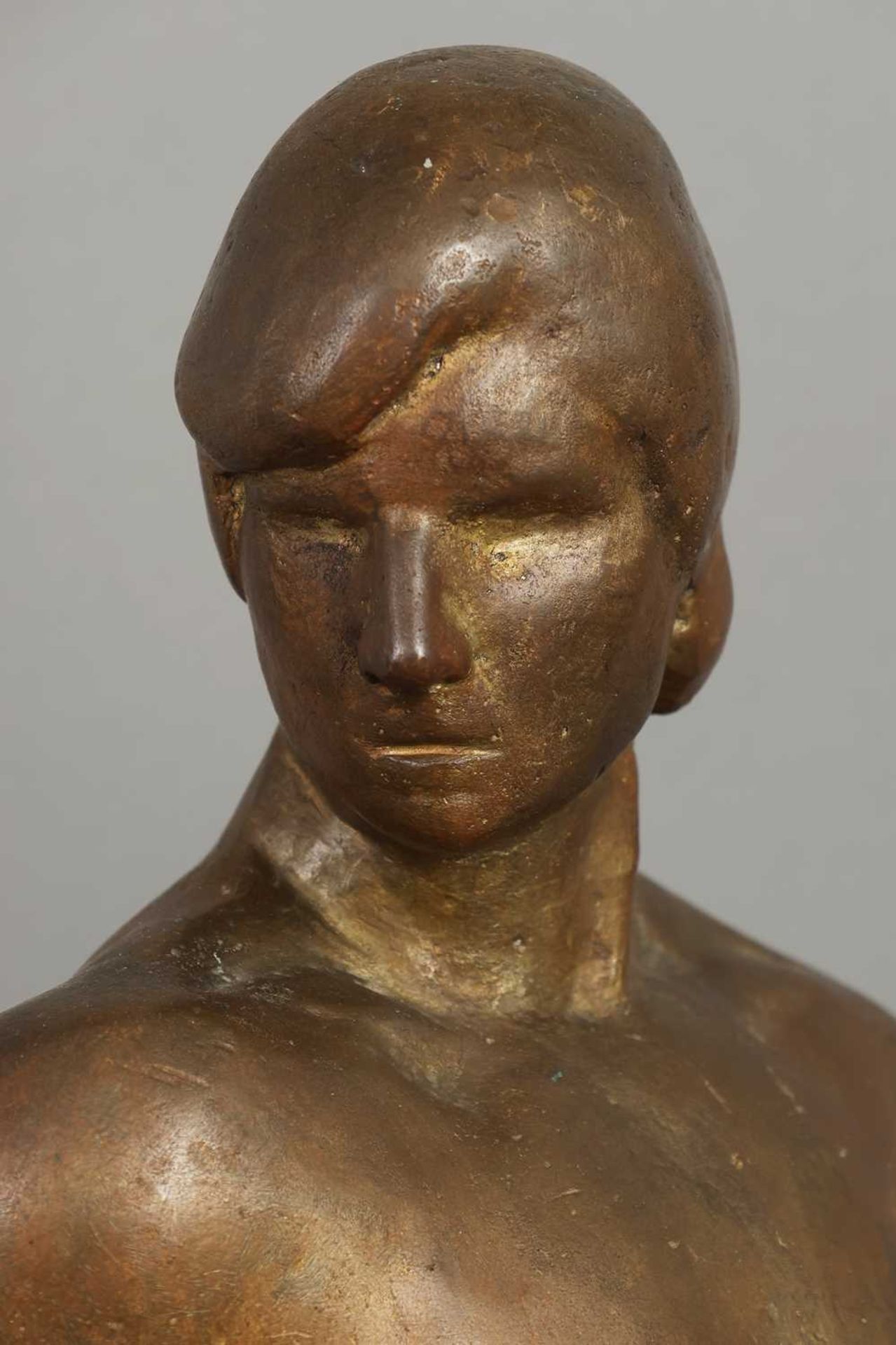 Bronzefigur "Stehender männlicher Akt" - Bild 4 aus 4