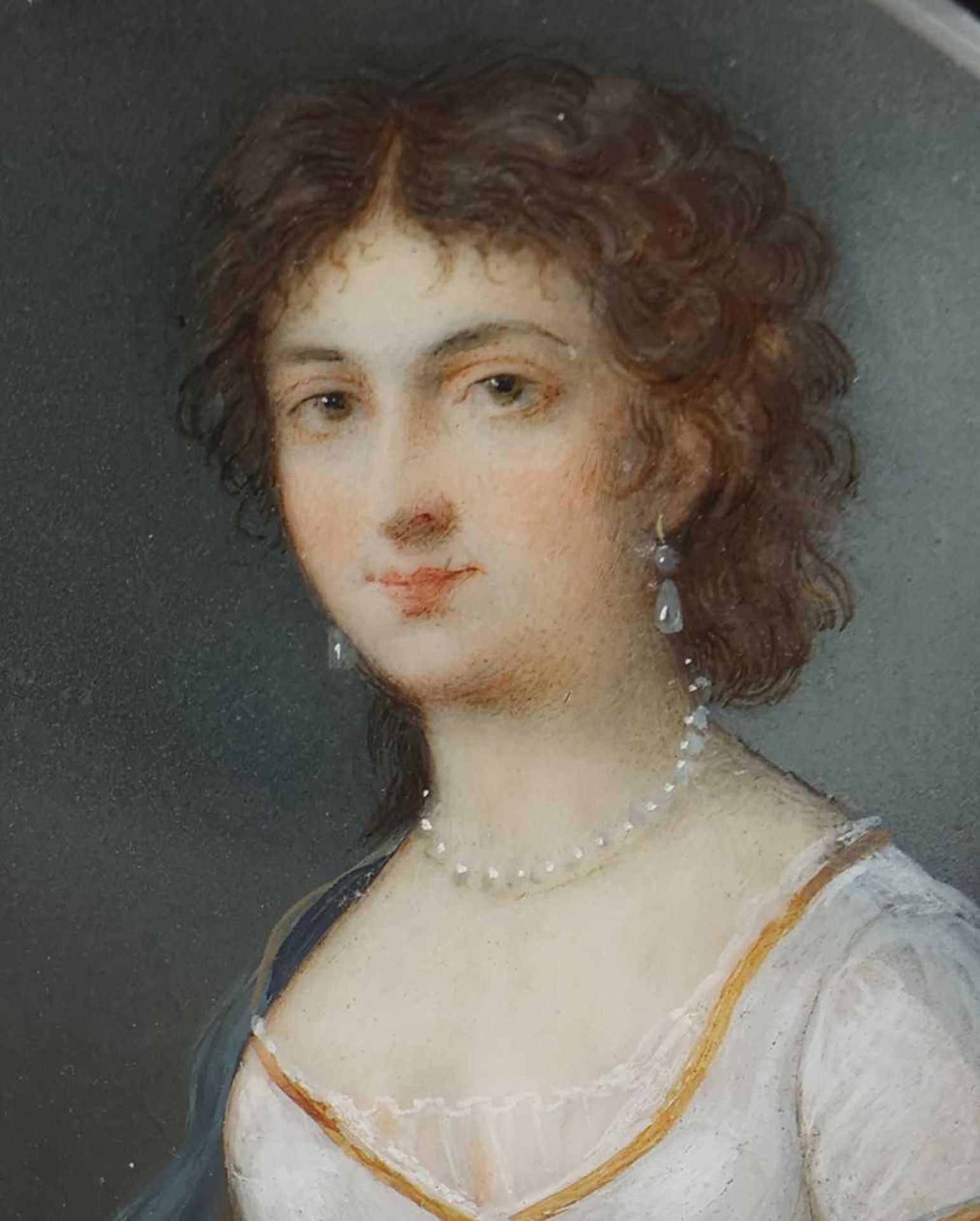 3 Miniaturen des frühen 19. Jahrhunderts "Damenporträts" - Bild 4 aus 6