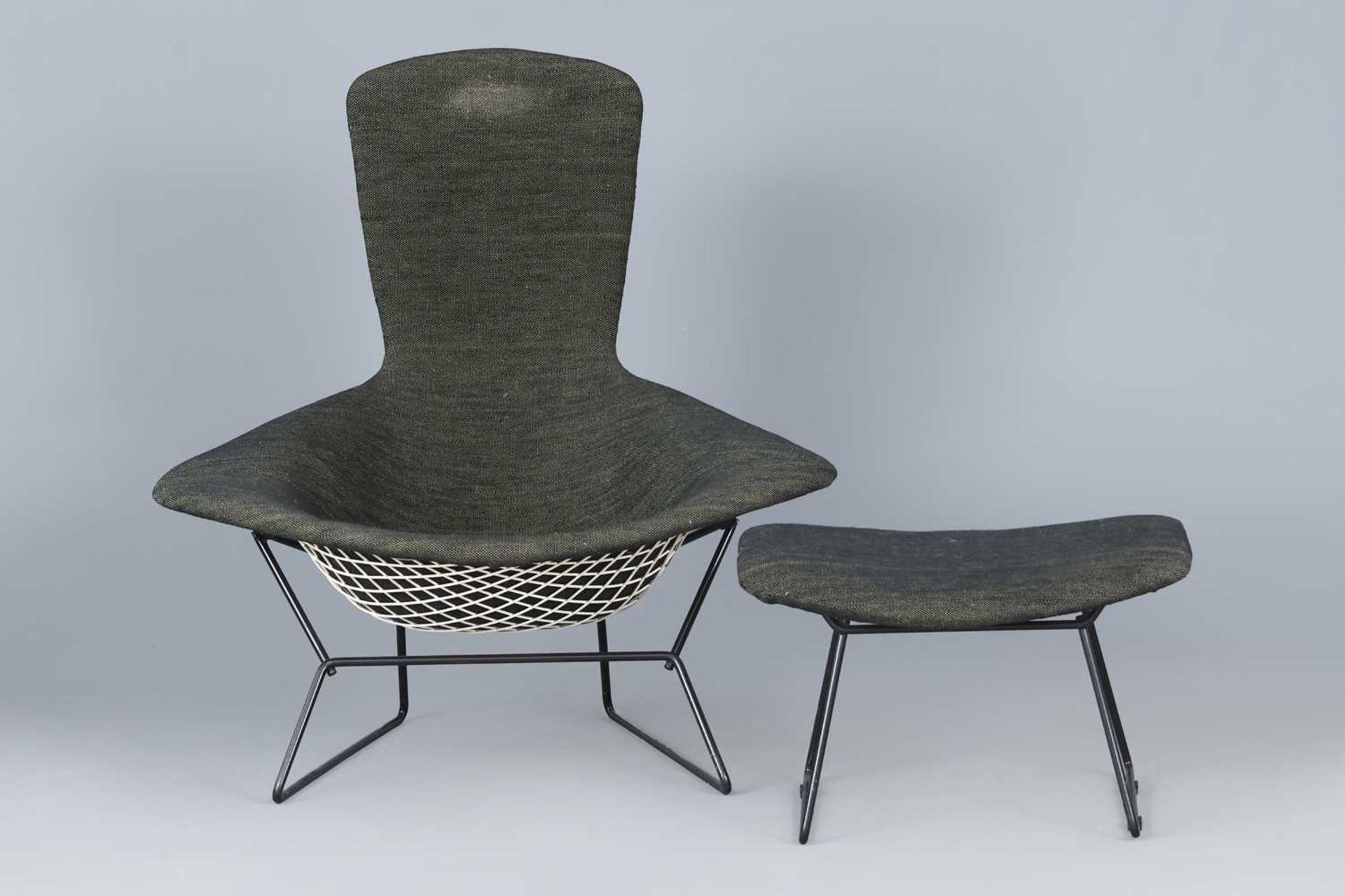 KNOLL INTERNATIONAL "Bird Chair" Sessel mit Ottoman - Bild 2 aus 3