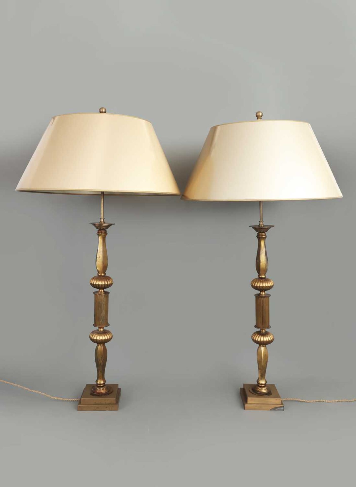 Paar Mid-Century Tischlampen