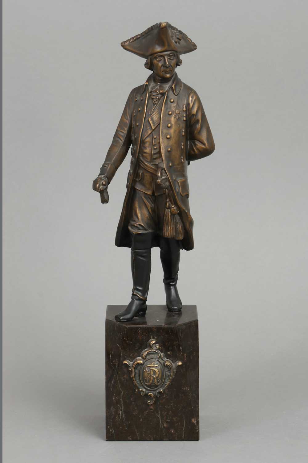 Zinkguss Figur "Friedrich der Große"