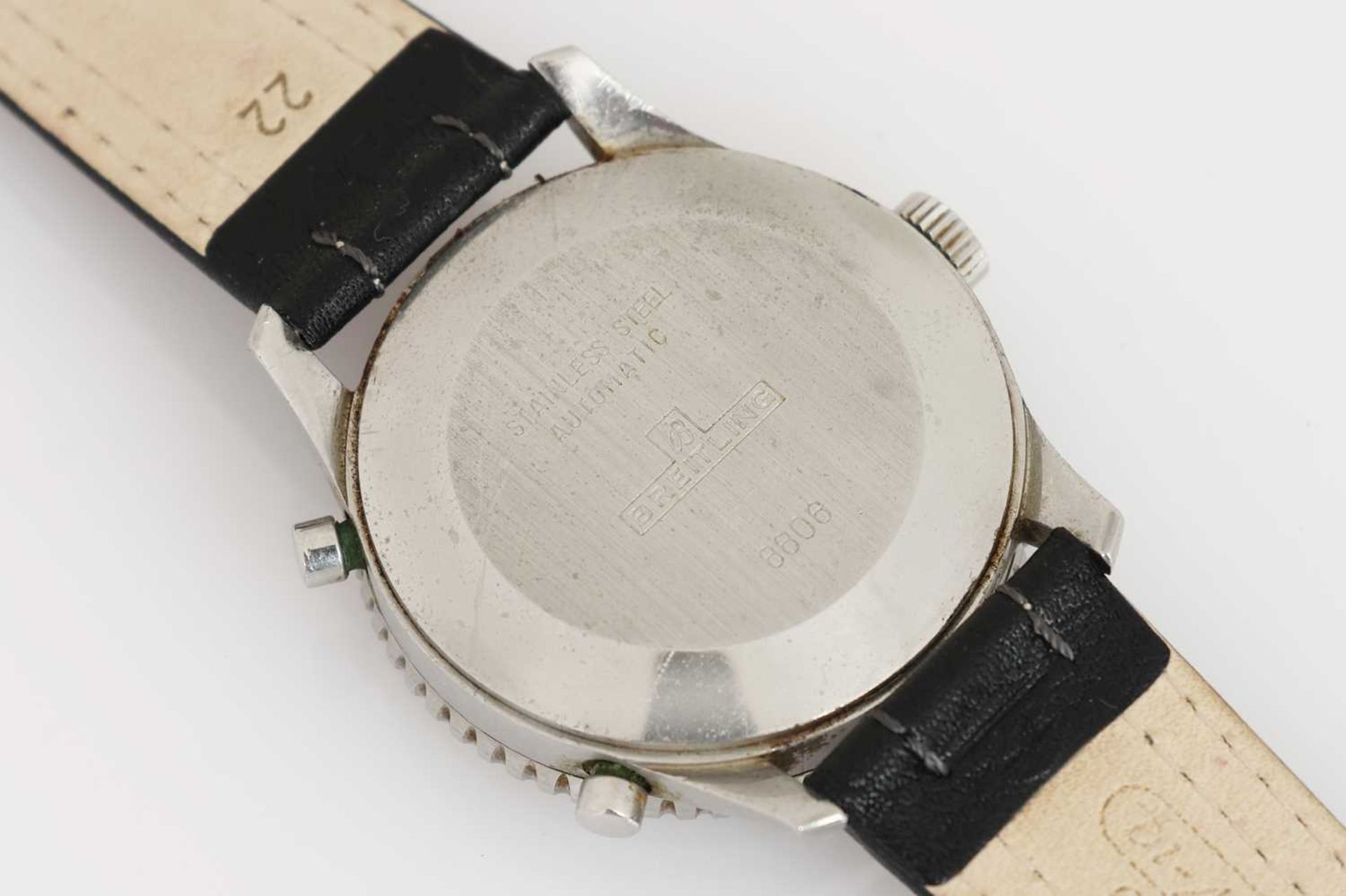 BREITLING "Navitimer Chrono-Matic" Flieger-Armbanduhr der 1970er Jahre - Bild 3 aus 3
