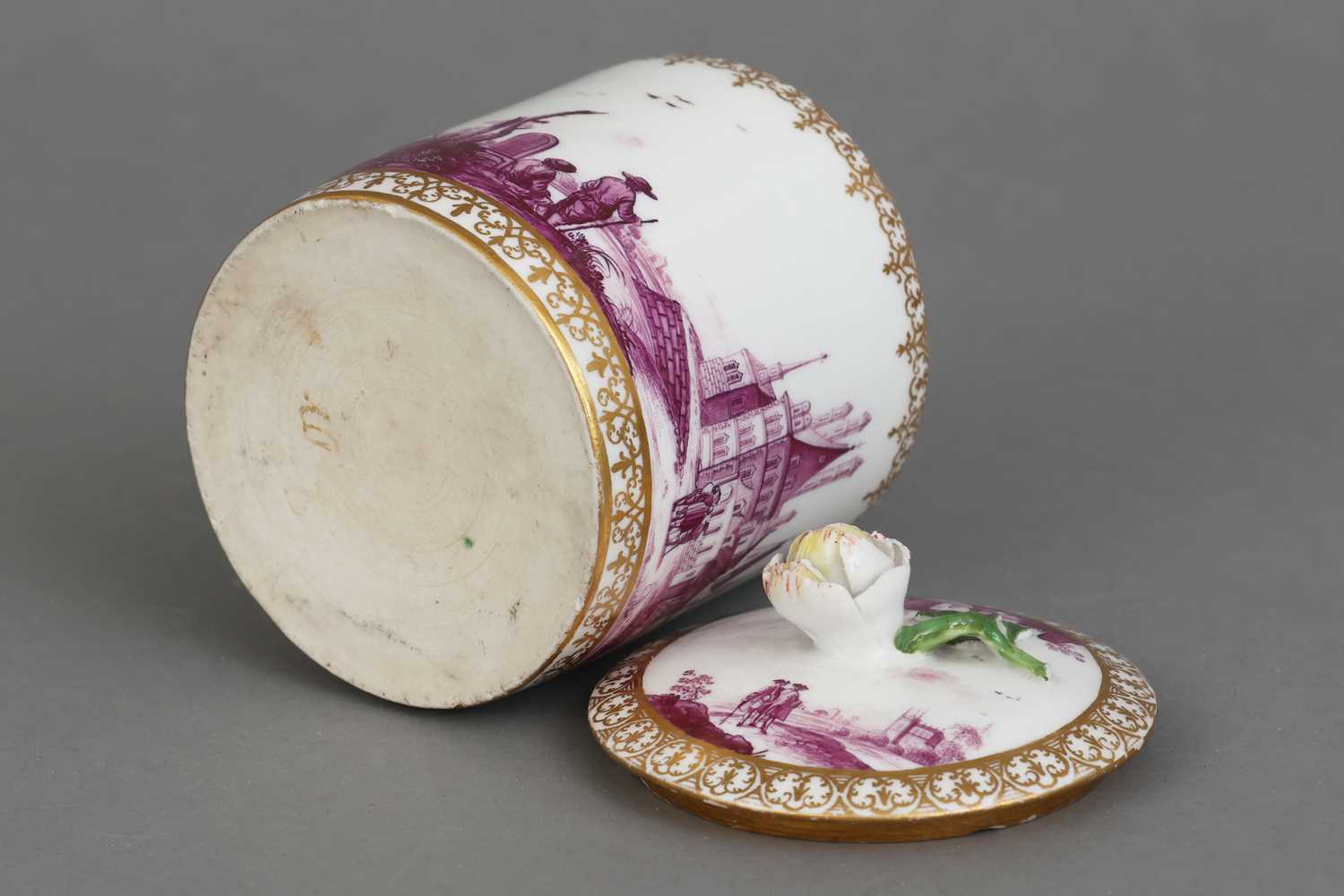 wohl MEISSEN Porzellandeckeldose - Image 3 of 4