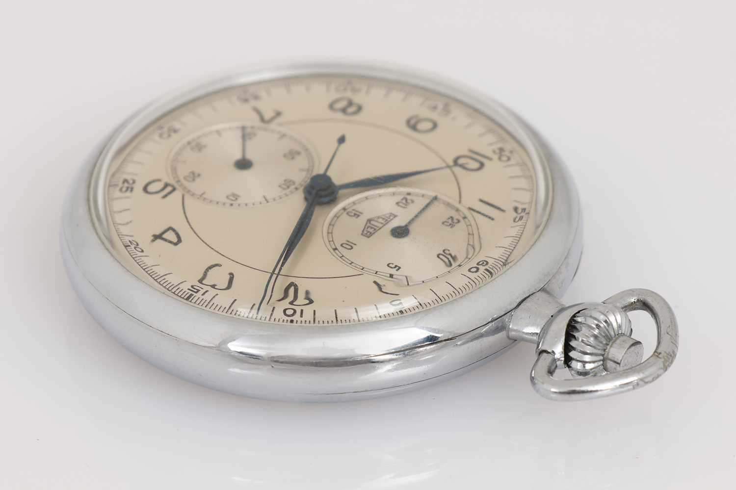 HEUER Taschenuhr mit Stoppuhr-Funktion - Image 3 of 3