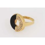 Moderner Onyx Ring