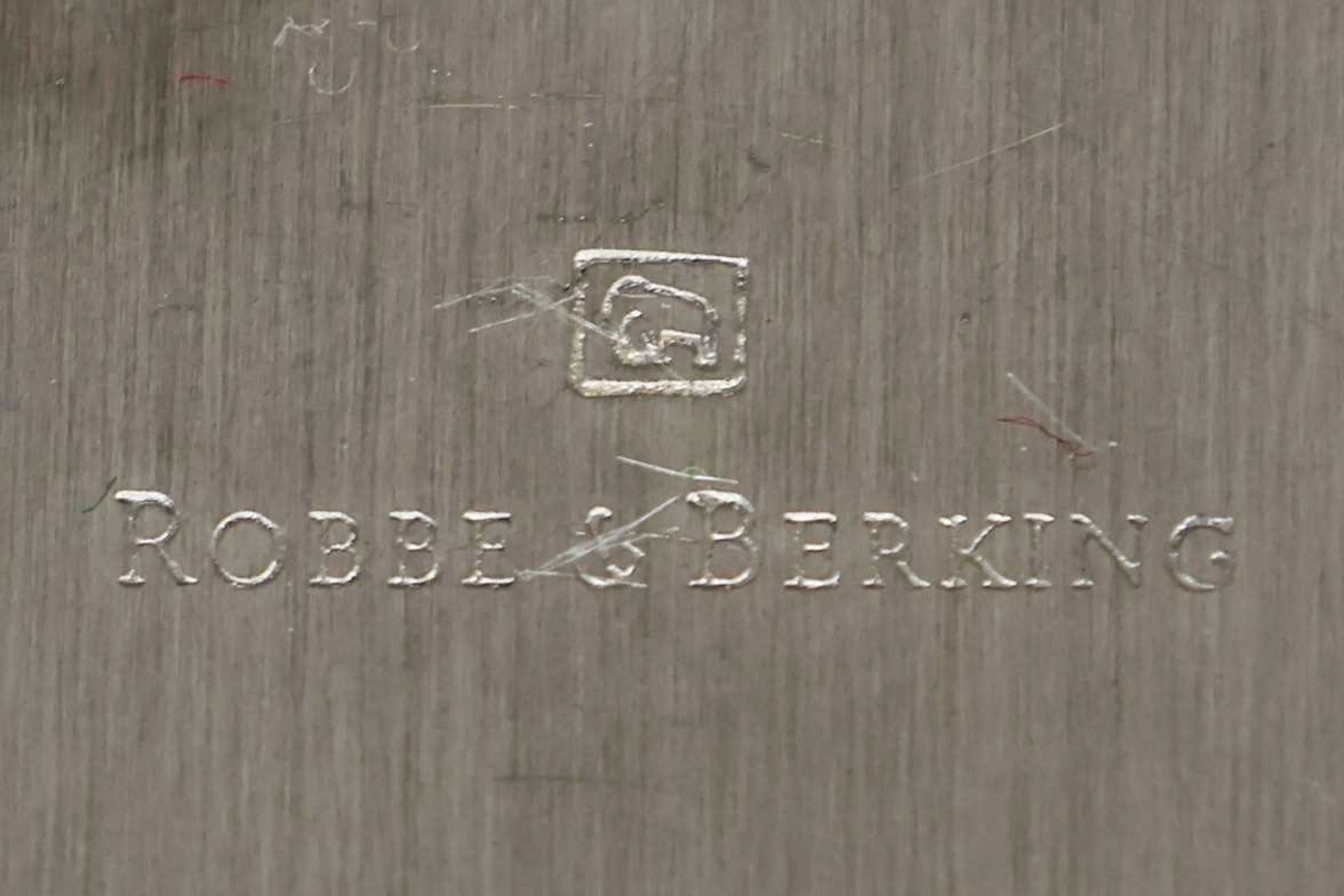 6 ROBBE & BERKING (Flensburg) versilberte Becher "Martelé" - Image 3 of 3