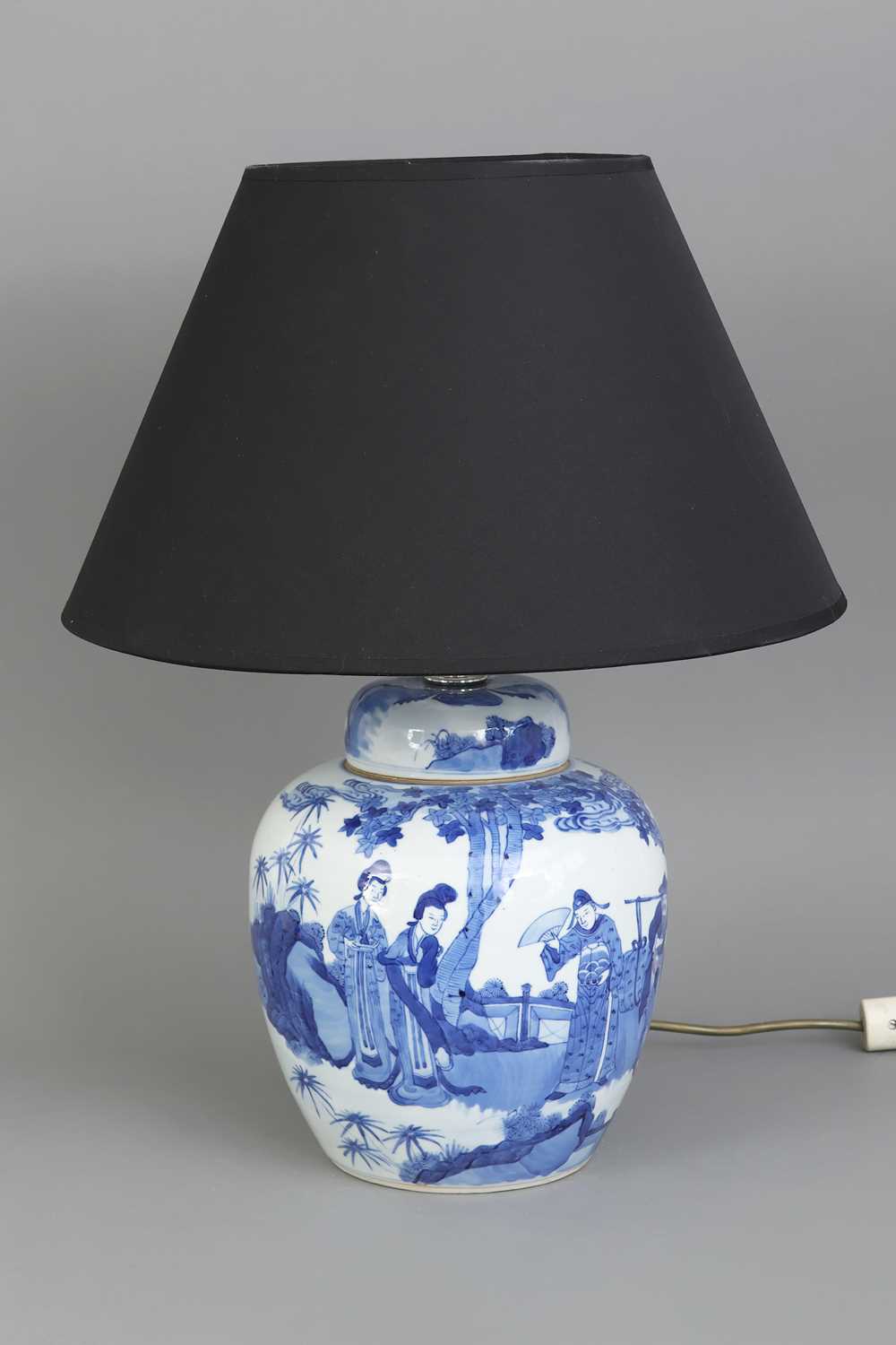 Chinesische Porzellanlampe