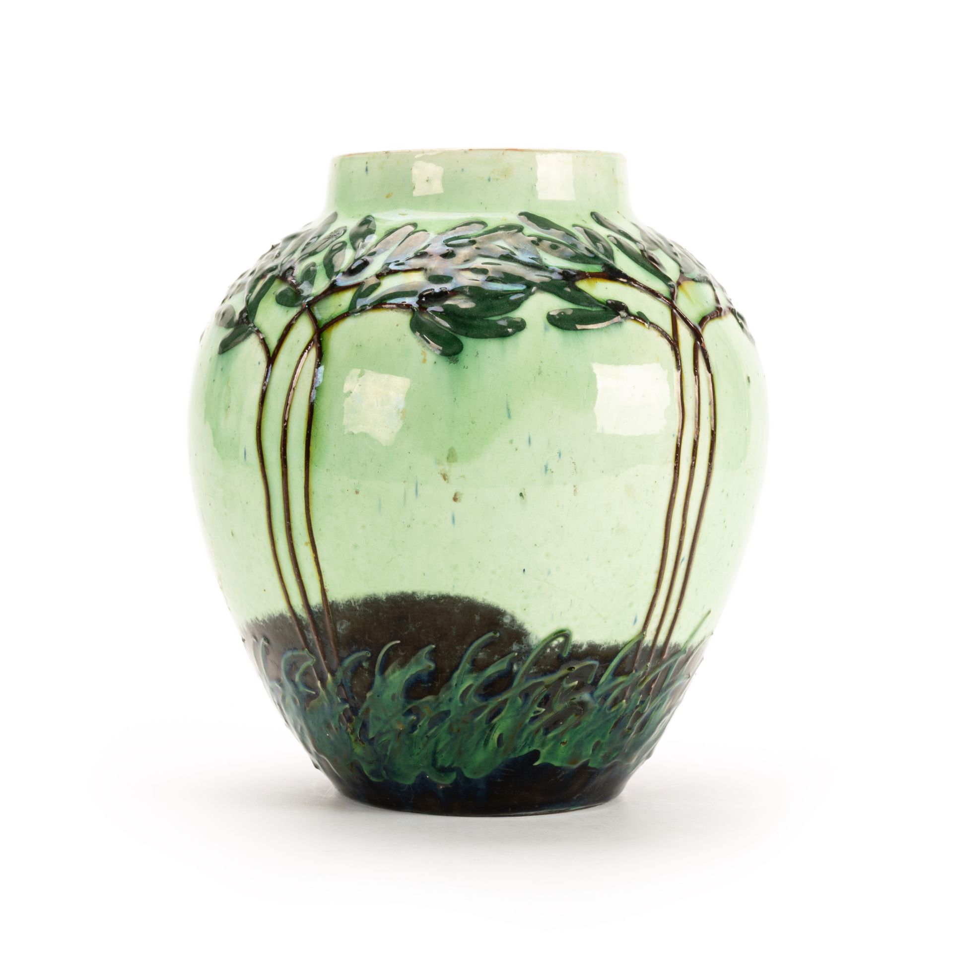 Max Laeuger (1864-1952) Vase mit Olivenbäumchen - Image 2 of 3