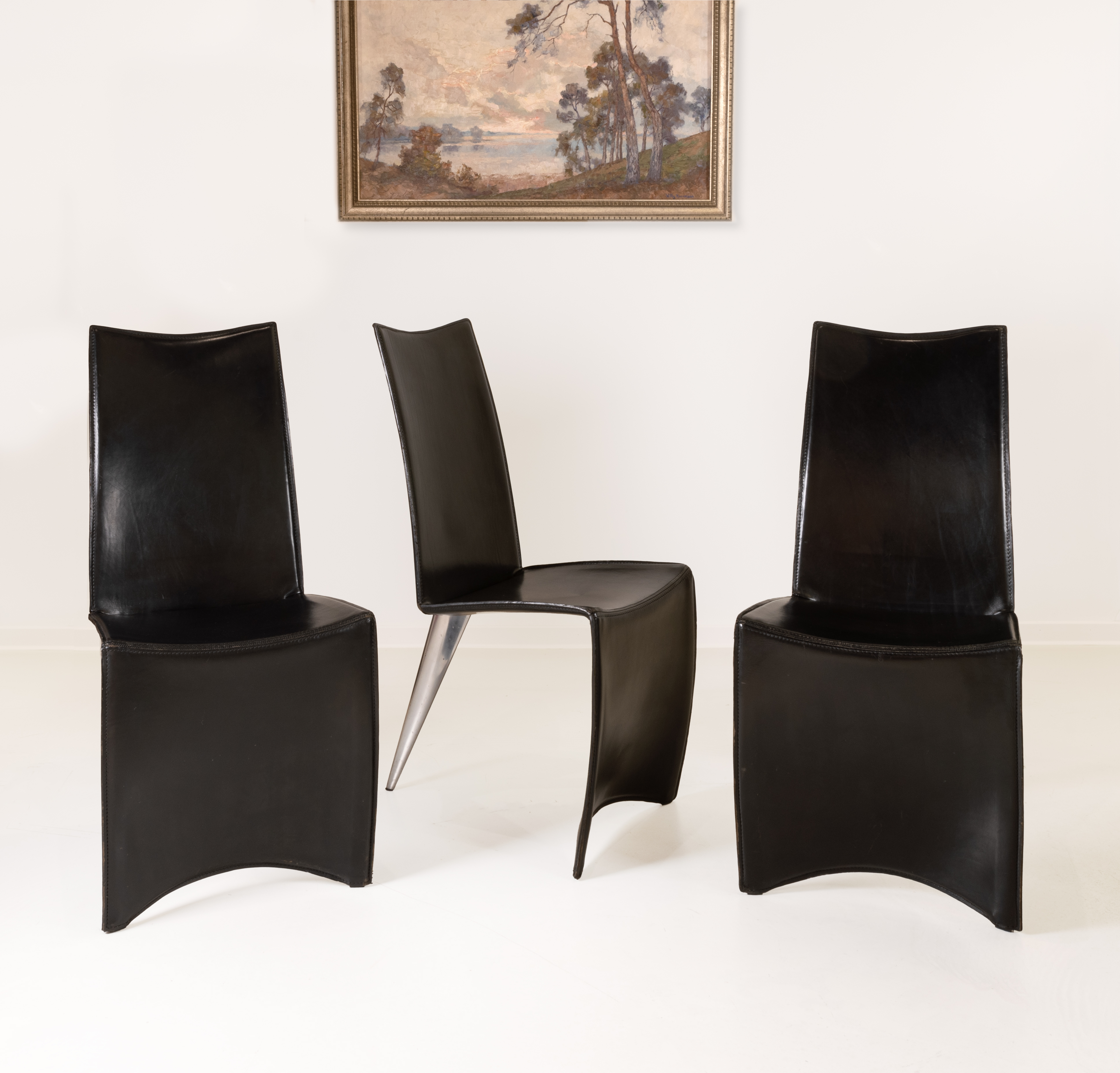 Driade Aleph drei 'Ed Archer' Stühle, Entwurf von Philippe Starck - Image 2 of 4
