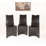 Driade Aleph drei 'Ed Archer' Stühle, Entwurf von Philippe Starck