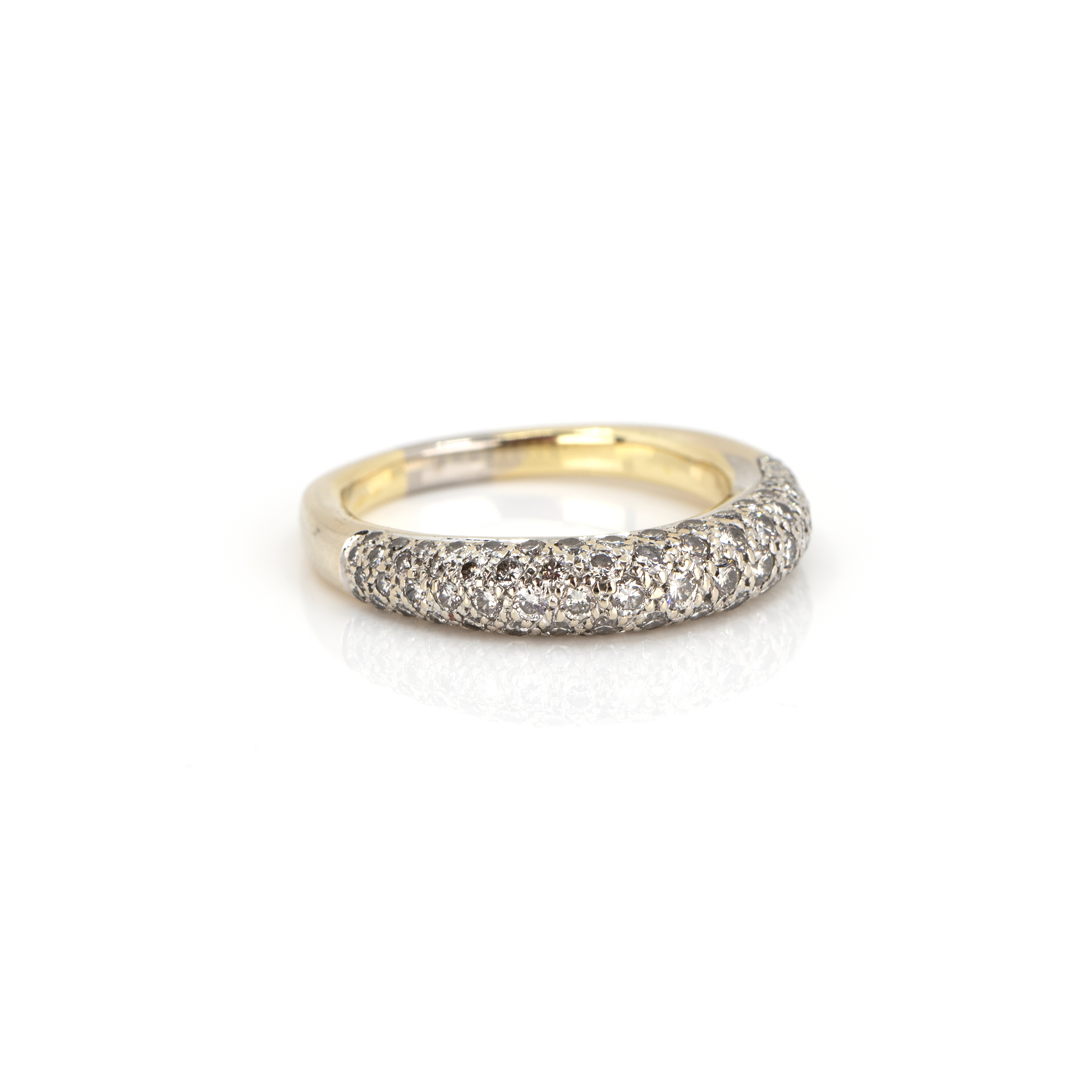 Ring mit Diamantbesatz - Bild 2 aus 5