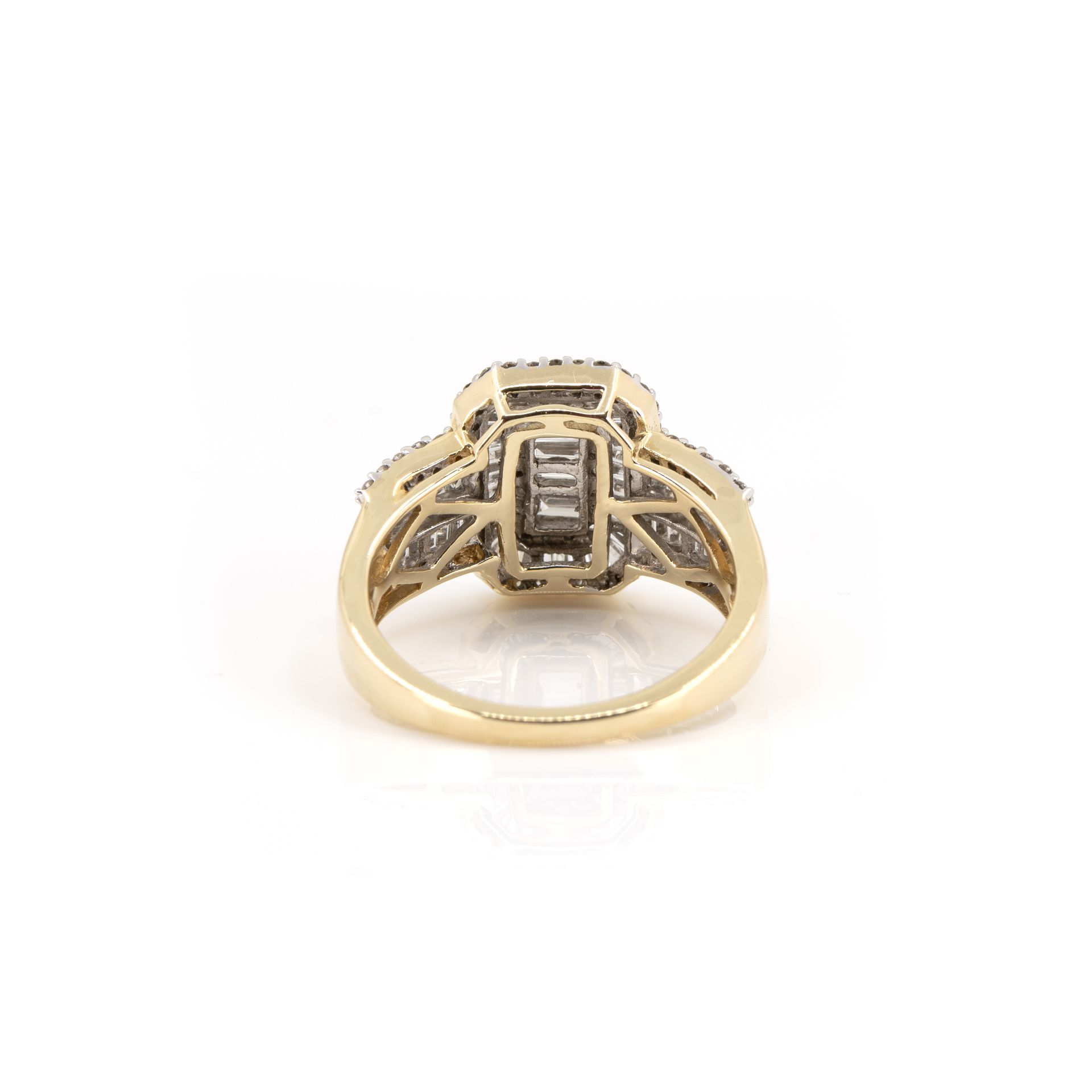 Ring mit Diamantbesatz - Bild 4 aus 5