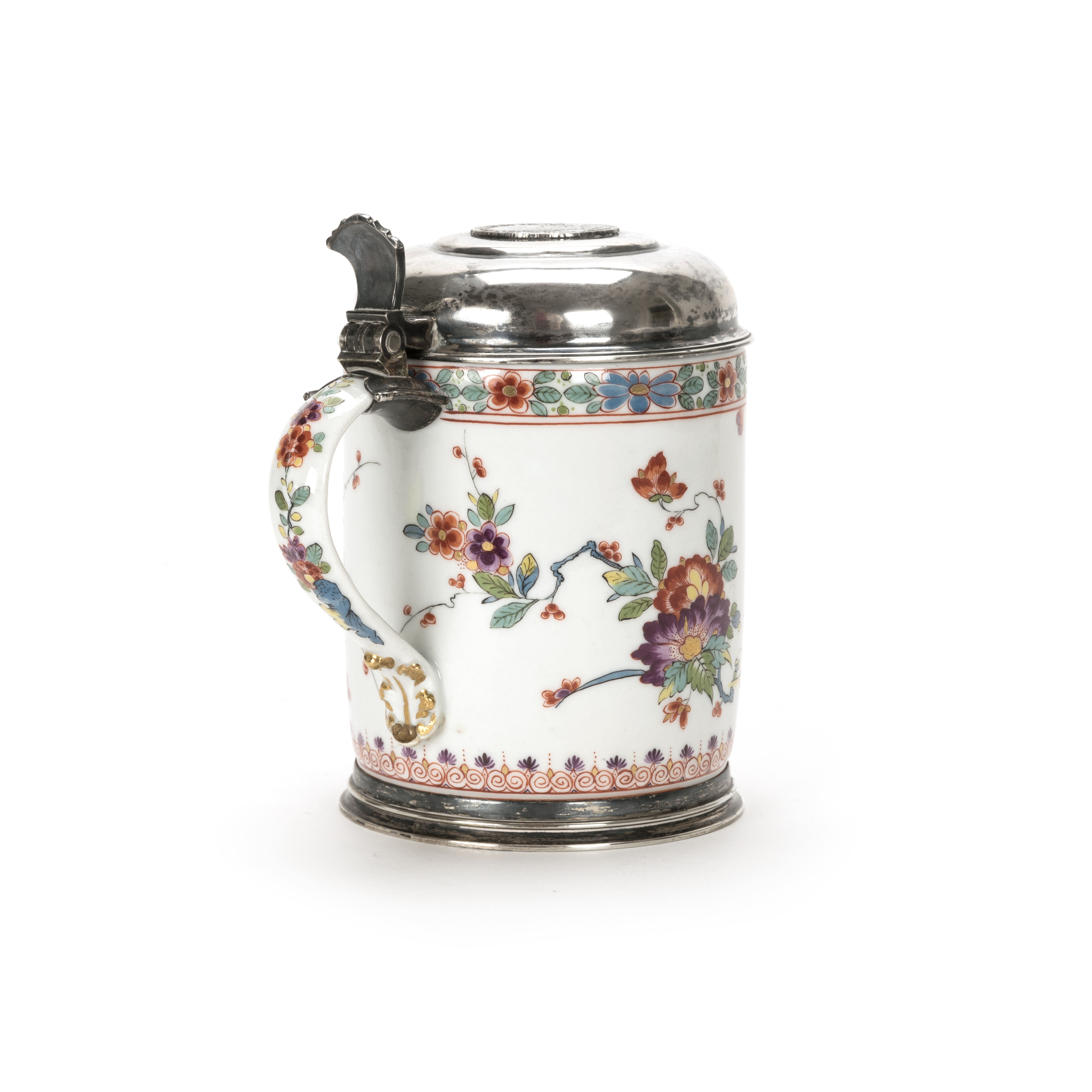 Meissen Walzenkrug mit Chinoiserie-Dekor - Image 4 of 9