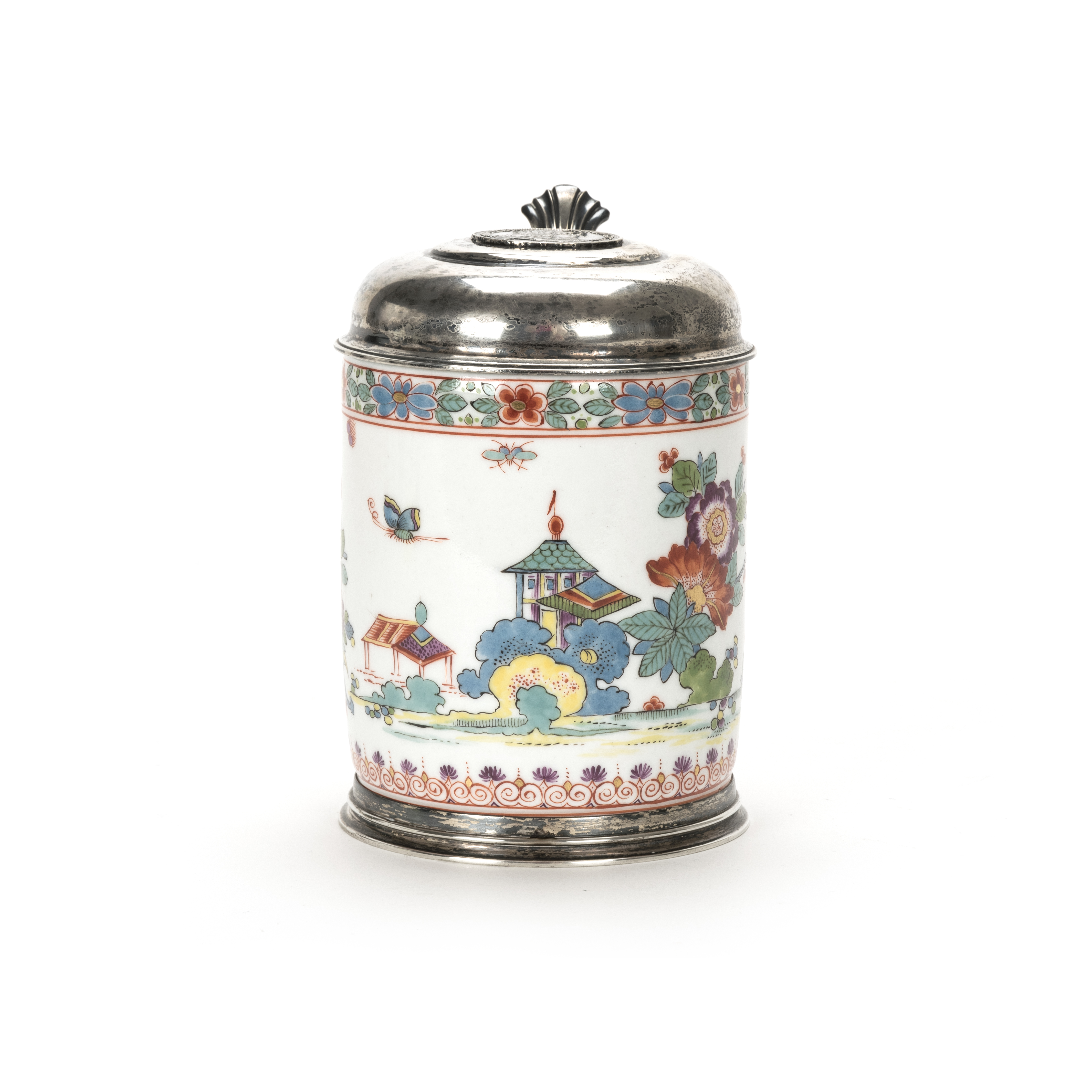 Meissen Walzenkrug mit Chinoiserie-Dekor - Image 2 of 9