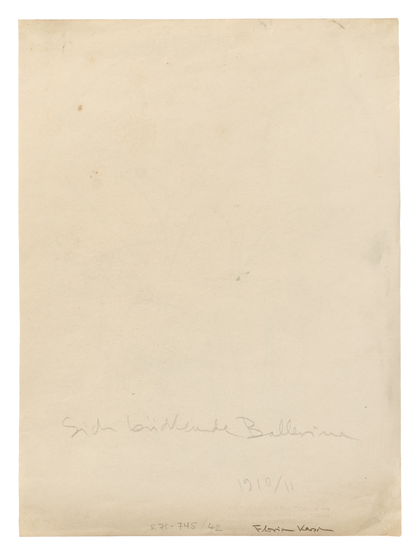 Ernst Ludwig Kirchner (1880 Aschaffenburg - 1938 Frauenkirch/Davos) - Image 2 of 2