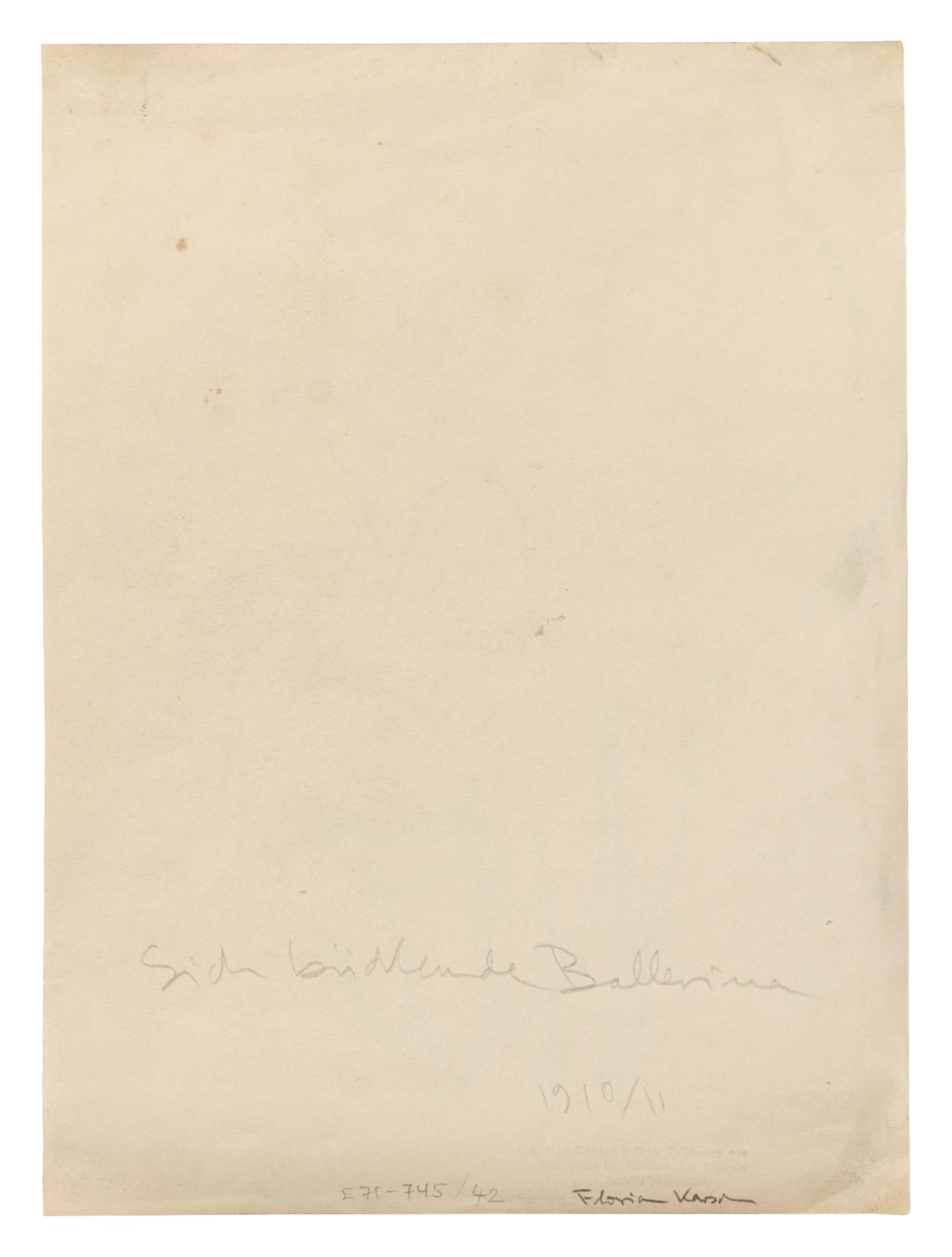 Ernst Ludwig Kirchner (1880 Aschaffenburg - 1938 Frauenkirch/Davos) - Bild 2 aus 2