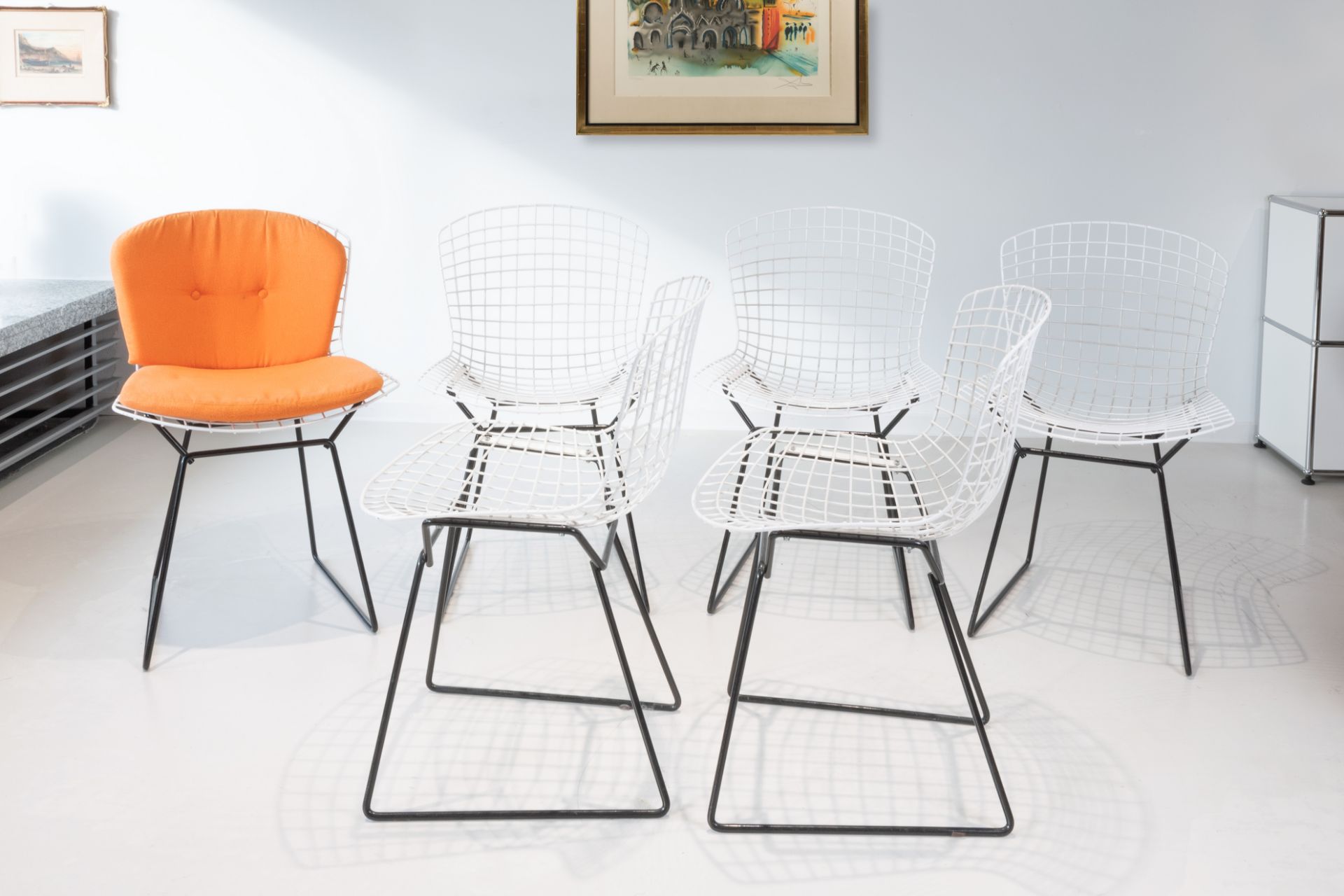 Knoll International Bertoia-Chairs, Entwurf von Harry Bertoia - Bild 2 aus 4