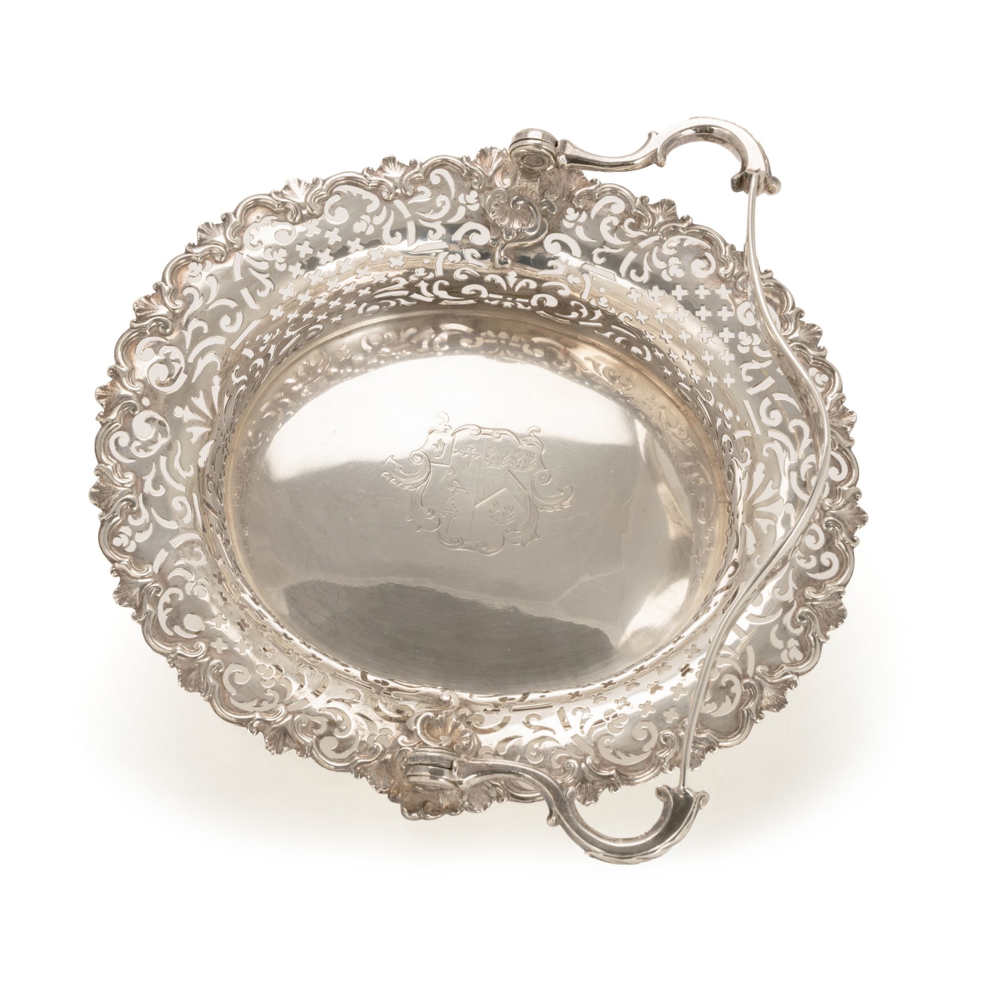Silber-Henkelkorb George II - Bild 3 aus 4