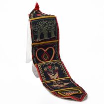 An interesting US Civil War era Embroidered Hanging Pocket possibly created by a Union soldier (J...