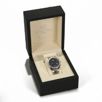Christopher Ward, Royal Airforce Stations, a gents stainless steel chronograph bracelet watch, ca...