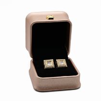 Chopard, a pair of Happy Diamond ear clips, stamped ‘Chopard’, ‘750’, 9218858, and 84/2618-20, of...