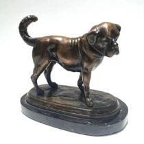 After Joseph Victor Chemin (French, 1825-1901) - "Bullmastiff" - bronze, bearing signature ‘V. Ch...