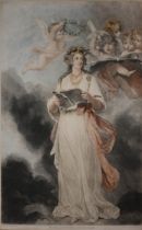 James Ward (1769-1859) after Sir Joshua Reynolds (1723-1792) - "Mrs Billington as St. Cecilia" (C...