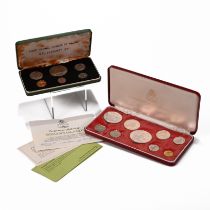 1971 Malawi First Decimal Coins Set and 1972 Bahamas Proof Coins Set. The Malawi set contains 6 c...