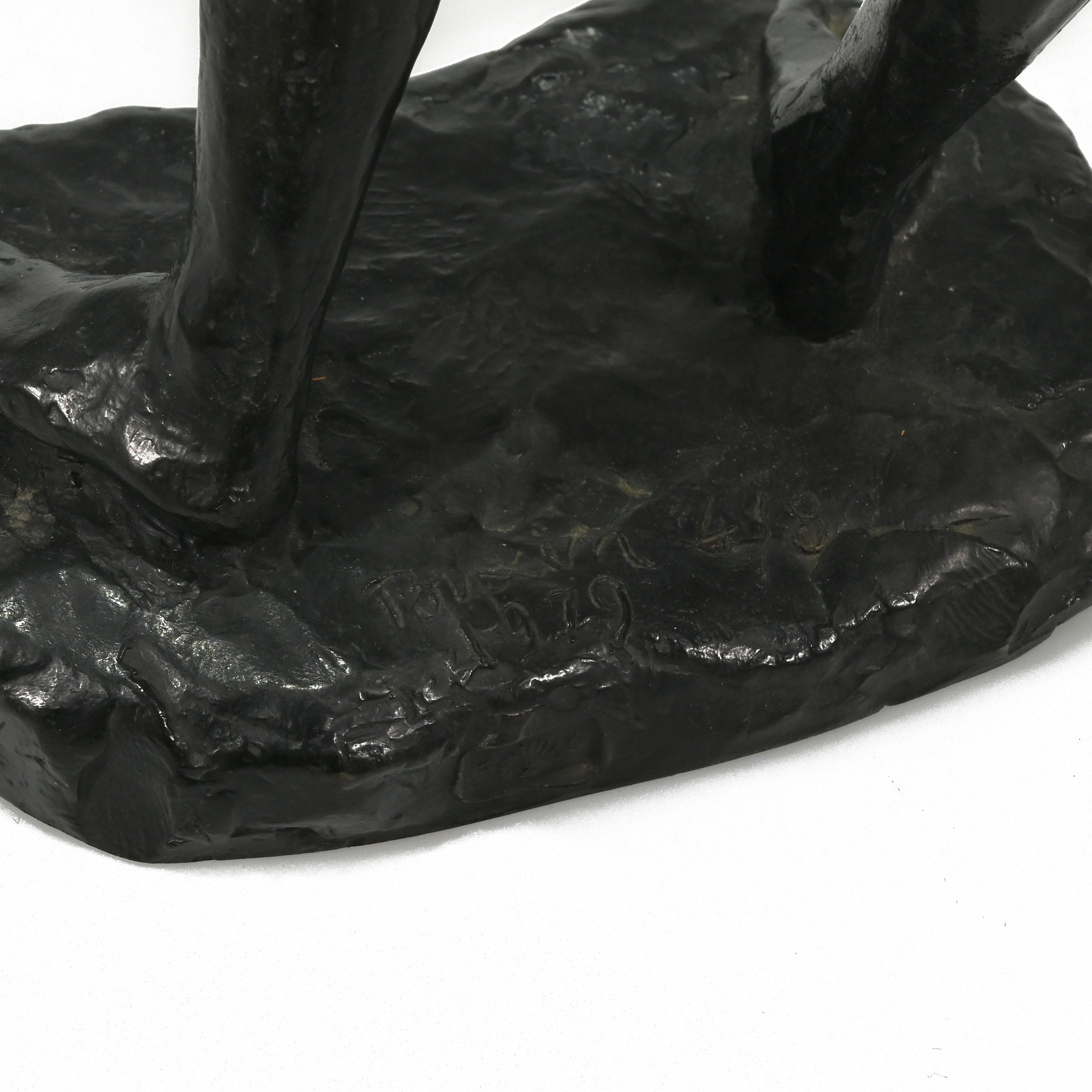 Stephan Buxin (1909-1996) - Woman (Lucile) drying herself after the Bath - Bronze, 1979, signed a... - Image 3 of 3