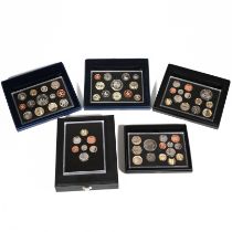 Five Royal Mint Proof Coin Sets to include sets from 2006-2008 and 2010-2011. All of the sets are...