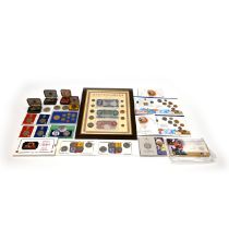 A large assortment of GB and World Coinage to Include: Queen Elizabeth II Pre-Decimal Currency co...