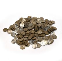 A large collection of approximately 175 1977 Jubilee crowns, in a bank bag.