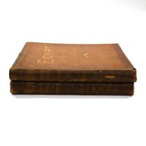 Two folio volumes (xxiv, 3124 and xxiv, 388) "Egypt Descriptive, Historical and Picturesque" by G...