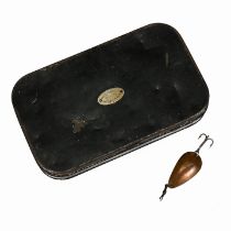 Fishing interest - A Hardy fly fishing tin, with an oval makers plaque "Hardy Bros Ltd, Makers Al...