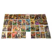 A quantity of vintage 1960s and 70s comics, including The Mighty Marvel Western, Classics Illustr...