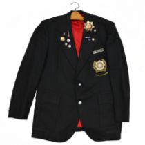 Late 20th Century International Police Association Jacket and badges- Belonged to A member of the...