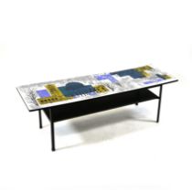 Mid Century John Piper for Terence Conran London Skyline two tear Coffee Table c1960s. Retailed b...