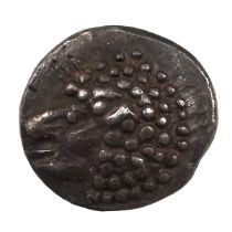 525-475 BC Ionia, Miletos silver 1/12 Stater or Diobol. Obverse: head of a roaring lion, facing l...